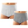 ORIONE SLIP ELASTICO CONTENITIVO aperto grigio Art.309 Taglia 3 > 81-85 cm