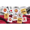 Callvin Preservativo umoristico - Set di 10 - Idea regalo divertente - Stampato in Francia - in lattice sottile e resistente - Polonia