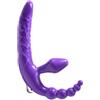 Generic Vibratore Strapon senza spalline vibratore con vibratore 4 in 1 giocattoli sessuali Per spina anale per adulti vibratori anali Per donne lesbiche flirtare vibratore giocattoli del sesso