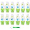 Beni Culinari 12x Infasil Bagnodoccia Fresco Rivitalizzante, Clinicamente Testato e Delicato sulla Pelle, Bagnoschiuma 500ml + Portachiavi Beni Culinari in Omaggio