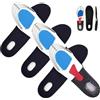 Godemmio Grishay Customstep Solette, Grishay Custom Step Solette, Plantar Pro, solette da uomo per scarpe da ginnastica, inserti ad arco ultra confortevoli (3 paia)
