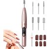 Générique Levigatrice Elettrica per Unghie | Levigatrice Elettrica 15000 RPM Per Unghie,Strumento di Manicure Ricaricabile | per Salone Casa Spa Viaggi Cura delle Mani e dei Piedi