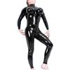 GOCTRN Seno Gonfiabile Catsuit In Lattice Di Gomma Da Uomo Nero Fatto A Mano Con Cerniera Sul Cavallo Posteriore,personalizzare,S
