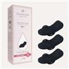 Selenacare Benda lavabile (3 confezioni multiple, taglia 3 Plus) con sacchetto - antibatterico e antiodore, bendaggio riutilizzabile da donna, 100% vegano