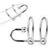 Generico Supporto per asta sonora in acciaio inox liscio, speciale per esercizi di stretching maschile per l'allenamento della minzione, set di allenamento speciale per uomo -D53IT (40mm)