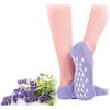 2EASY - Maschera Piedi Calze in Gel Idratante Unisex, fino a 40 utilizzi, con Vitamina E, Olio d'Oliva, Rosa e Jojoba, con antiscivolo, taglia unica, ripara e ammorbidisce la pelle (Lavanda)