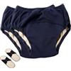 Generic Mutandine per Incontinenza,Biancheria Intima per Incontinenza Pannolino per Adulti Pants Mutandine Assorbenti per Incontinenza Lavabile in Puro Cotone Intimo(Gray 2 pieces,Medium)