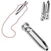 Generico Asta di sondaggio cava liscia in acciaio inossidabile, dilatatore maschile extra large per facilitare la minzione con 2 misure opzionali -D54IT (13mm)