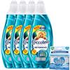 Generico Coccolino Wonder Wash Ultra Clean 4 x 54 Lavaggi (216 Totali) - Detersivo Liquido Lavatrice 2160 ml x4 - Ideale per Cicli Brevi - Maxi Scorta Convenienza + Profumatore Mon Amour in Omaggio