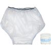 REHOOF Pantaloni In Plastica Per Incontinenza Da Adulto,Mutande Riutilizzabili,Slip Per Urinare Di Notte Da Uomo,Lavabili E Impermeabili Pannolini Coprenti,Mutandine A Prova Perdite B,L(25-45kg)
