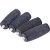 TopHomer 4 testine di ricambio extra grossolane per pedicure, per la rimozione della pelle dura, compatibili con Amope Pedi Perfect Electronic Pedicure Foot Files Smoothers - Nero