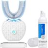 Mayeec Spazzolino Elettrico ad Ultrasuoni Automatico 360° con Timer e Ricarica Wireless per Sbiancamento dei Denti per Adulti (White, 1)
