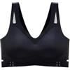 Generic Massaggiatore elettrico per l'ingrandimento del seno reggiseno massaggiatore elettronico vibrazione toracica macchina del seno stimolatore del seno potenziamento calore