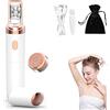 Snrtevu Epil Pro, Epilatore Viso, 2 in 1 Rasoio Di Sicurezza Depilazione Donna, Delicato, Preciso E Veloce per Viso, Mani E Gambe (1PC-Bianco)