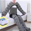 Generic Massaggiatore Gambe 4/6 Camere D'aria Pressoterapia Linfodrenaggio Massaggio Elettrici Compressione D'aria per Braccio, Gambe e Addome, Pressoterapia per Casa, Alla Circolazione
