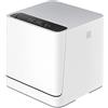 ksamwjf Smart Lavastoviglie Lavastoviglie Compatta da Tavolo, 6 cicli di lavaggio, Lussuoso pannello a sfioramento, Design ad alta efficienza energetica, Basso livello di rumorosità, Facile da pulir