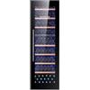 BODEGA43-100 Grande Cantinetta vino da incasso, con 2 zone di temperatura, 100 bottiglie, basso consumo energetico 161 kWh/anno, raffreddamento a compressore e 7 ripiani scorrevoli in legno di betulla
