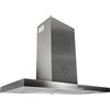 Gurari GCH F 118 12 IS N cappa aspirante 120 cm cappa da parete in acciaio inox, motore 1000 m³/h, illuminazione LED, 4 filtri antigrasso metallico, scarico/ricircolo, 3 livelli, classe energetica A