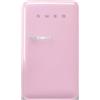 Smeg RÉFRIGÉRATEUR 1 PORTE ANNÉES 50 ROSE CHARNIÈRES À DROITE