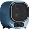 WACLMOTAKE Asciugatrice a tamburo piccola, mini asciugatrice centrifughe, carico max 0,8 kg, 35db silenziosa, perfetta per asciugare biancheria intima, slip e abiti per bambini Blue