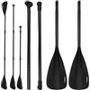 TRIZAND 2 in 1 SUP & Kayak Paddle - Regolabile 163 - 229 cm - 4 pezzi - Leggero e robusto - Alluminio + Nylon - per paddleboard & kayak - Nero