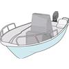 TREM TR.EM.S.R.L. TRECCIATURA EMILIANA TELO COPRI CONSOLLE TELO BARCA NAUTICA L