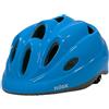 Nilox, Casco per Bambino, Taglia S/M Circonferenza della Testa di 52-57cm, Casco Bici Realizzato con Tecnologia In Mold, con Luce LED Posteriore a 3 Intermittenze e 8 Prese d'Aria, Colore Blu