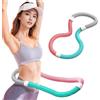 F Fityle Anelli De Fitness Con Peso, Anelli De Essere Ruotato E Piegato, 160 Cm Cerchio De Fitness Para Abdominales, Cerchio De Pvc per Allenare Tra Cui, Petto, Gambe E Schiena, Rosa Verde 1,4 kg