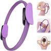 ZVD Ring Pilates, Cerchio Pilates, Cerchi per Pilates, Anello Flessibile Resistente con Maniglie Imbottite, Facile da Riporre, Doppio Manico per Circle Pilates, Yoga Gym Fitness Allenamento (Rosa)