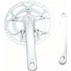 LYMFCFC Guarnitura 50/34T Guarnitura Bici Da Strada BCD 11.0Mm 8/9 Velocità Foro Diamantato Doppio Pignone Parti Pedivella Bicicletta Pignone Accessori Bici Guarnitura Bicicletta silver,170MM