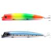 Generico Set 2 Pz Hot Popper Serra Barracuda Spigola Esche Artificiali Pesca Spinning Mare Top Water