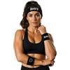 Generico Personalizzazione Polsini Palestra & Fascia Capelli Uomo(Set Da Tre Pezzi), Personalizzabile Con Ricamo Nome/Logo, Per Uomo E Donna Fascia Capelli Sport, Ideale Per Palestra E Giocare A Basket (L)