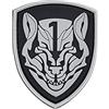 LA PATCHERIA Patch Medal Of Honor Tier One 6x7.5cm - Patch 100% Gomma con Velcro® originale Velcro® Brand Hook Cucito sul Retro - 3D alta definizione - per Decorare Giacche, Zaini, Uniformi