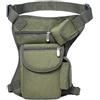 HUIFACAI Marsupio da gamba per moto, marsupio da coscia, tattico, militare, ciclismo, multiuso, borsa a tracolla per gambe da 1000 ml, Verde