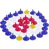 Générique 50pz GOLF BALL MARKER Marcatore A Sfera Colore Misto Plastica