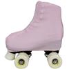GISI Danza Copripattini in Lycra per Pattinaggio - Taglie dal 34 alla 42 - Vari Colori - 100% Made in Italy (S - Misura Pattini 34/36, Rosa)
