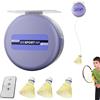 Generic Badminton Rebound Trainer - Set di attrezzi per allenamento badminton | Allenatore automatico di rimbalzo | Strumento regolabile per allenamento da solista per migliorare i riflessi, la coordinazione