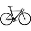 FabricBike AERO - Fixed Gear Bicicletta, Single Speed Fixie Completa mozzo, Telaio in Alluminio e Forcella in carbonio, Ruote 28, 5 Colori, 3 Dimensioni, 7.95 kg (Taglia M) (White & Black, L-58cm)