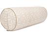 BODHI Maharaja Collection, cuscino bolster per yoga, con imbottitura di farro, rivestimento in 100% cotone (spinato), removibile, 65 cm, diametro di 23 cm