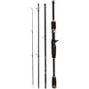 Oceanlend Canna da pesca portatile, in fibra di carbonio, canna da pesca per baitcasting, per pesca spigola, pesce gatto, Horsemouth (manico 1,8)