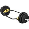 PromiseFly Hexagon - Manubrio Olympic Bar, 142 cm, capacità di sollevamento, 150 kg, per squat, croce e sollevamento spalle