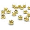Hareline 20 x Perline di TUNGSTENO - 3.2mm - 1/8 (0,21g) - Gold - per la Costruzione di Mosche