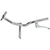 CicloSportMarket Manubrio per Bicicletta Olanda/Pieghevole/Graziella con Leve Freno - Diametro 22,2 mm