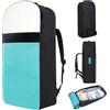 BeVistoso Zaino per paddle board Borsa per paddleboard da 16x10x36 pollici con chiusura a cerniera con maniglia di sollevamento per accessori per tavole da surf