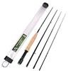 M MAXIMUMCATCH Maxcatch Explorer Graphite Fly Fishing rod - Set 9 piedi con IM6 in carbonio, guide, coperchio cromato, un manico in sughero, taglia: 3/4/5/6/8WT
