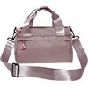 Hftjtsa Mini borsa da palestra borsa sportiva regolabile piccola borsa da viaggio con tracolla staccabile Tote da palestra per donne uomini borsa a tracolla portatile fitness per sport viaggi, Rosa, Mini