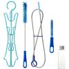 Generico Kit di Pulizia del Serbatoio 'Acqua,Kit di Pulizia a Sacca di idratazione,Set di spazzole per la e Bottiglie d'Acqua Multifunzione - Prodotti per la a Borsa per l'idratazione all'apert