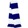 BrolloGroup Sciarpa Tubolare Tifosi Bianco Nera Rosso Verde Sciarpe Invernali Personalizzabile con Ricamo PS 15538 (Bianco Royal)