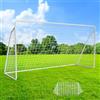 TLSUNNY Porte da calcio, 365 x 182 cm / 240 x 150 cm, grande porta da calcio per bambini e adulti, con 2 rete per cortile, giardino, le spiagge, le scuole (Con 2 reti da calcio, 240 x 150 cm - Set di 1)