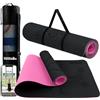 LA MENTE ES MARAVILLOSA - Tappetino Yoga e Pilates Antiscivolo in TPE, 183x61 cm, Spessore 6 mm, con Custodia, Tracolla ed E-Book, per Allenamento, Stretching e Meditazione (Spirale, Viola/Violeta)